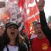 Sindicatos franceses realizan huelga y movilización nacional