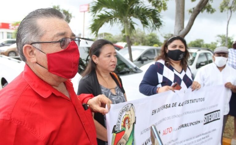 Maestros de Cobach hacen paro virtual por falta de pagos en Quintana Roo