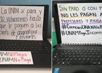 Huelga en UNAM por adeudo de pagos a profesores titulares y ayudantes