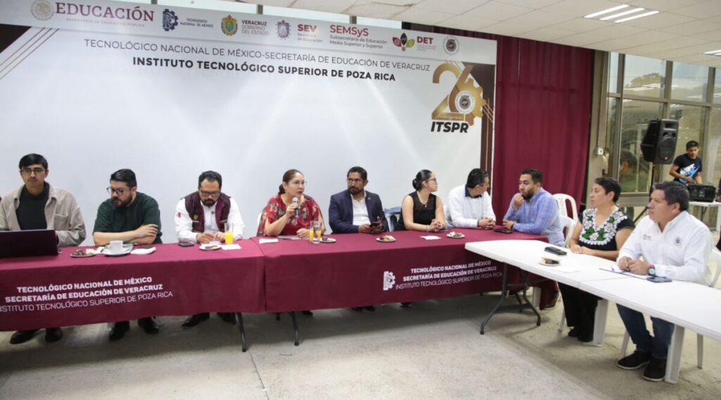 Representantes sindicales de UTGZ e ITSPR reunidos con autoridades de SEV y Sefiplan en Veracruz para atender demandas laborales