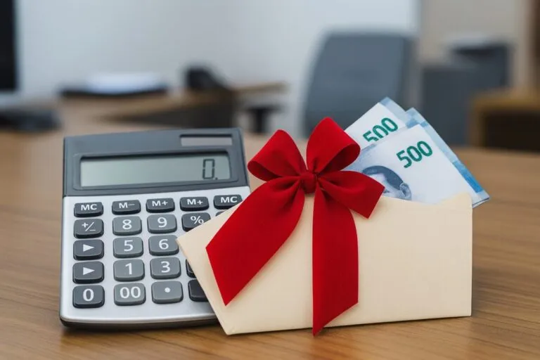 Imagen de un trabajador recibiendo su aguinaldo íntegro libre de impuestos