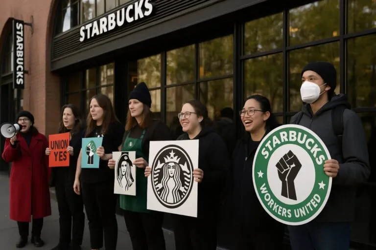 Trabajadores de Starbucks votan huelga por falta de avances contractuales y prácticas antisindicales en EE. UU.