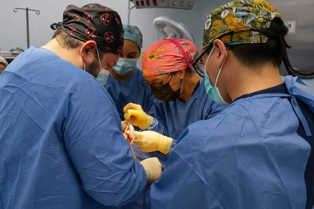 Trabajadores de salud durante una cirugía, integrados al IMSS Bienestar en Zacatecas con nuevas condiciones laborales