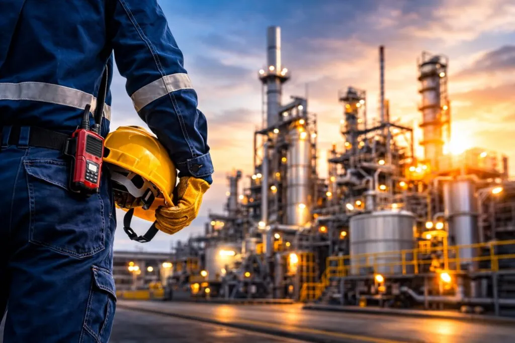 trabajador aislado industria química prevención riesgos y seguridad laboral en España