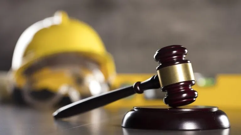 Trabajador revisa guía sobre derechos laborales en California con información sobre salario mínimo y denuncia de abusos