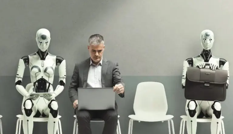 Espacio de oficina tecnológica semivacío refleja despidos tecnológicos en 2026 y cambios en empleo especializado en Estados Unidos