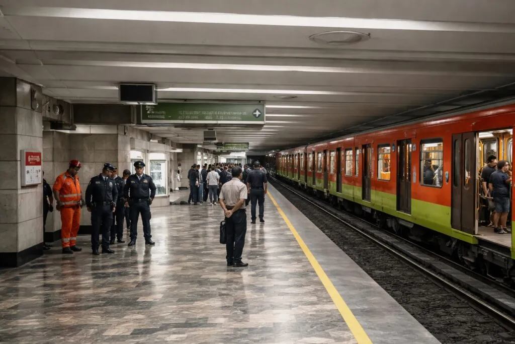 Trabajadores del Metro de la Ciudad de México participan en mesas de diálogo con autoridades para evitar paro Metro CDMX.