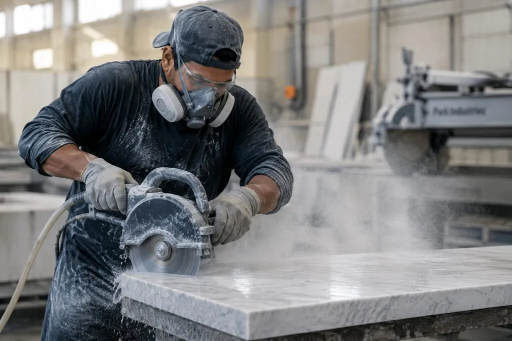 Silicosis en California afecta a trabajadores expuestos al polvo de sílice durante la fabricación de piedra artificial