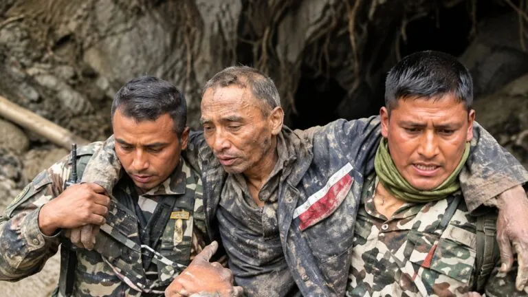 Rescate en Nepal encuentra con vida a dos trabajadores