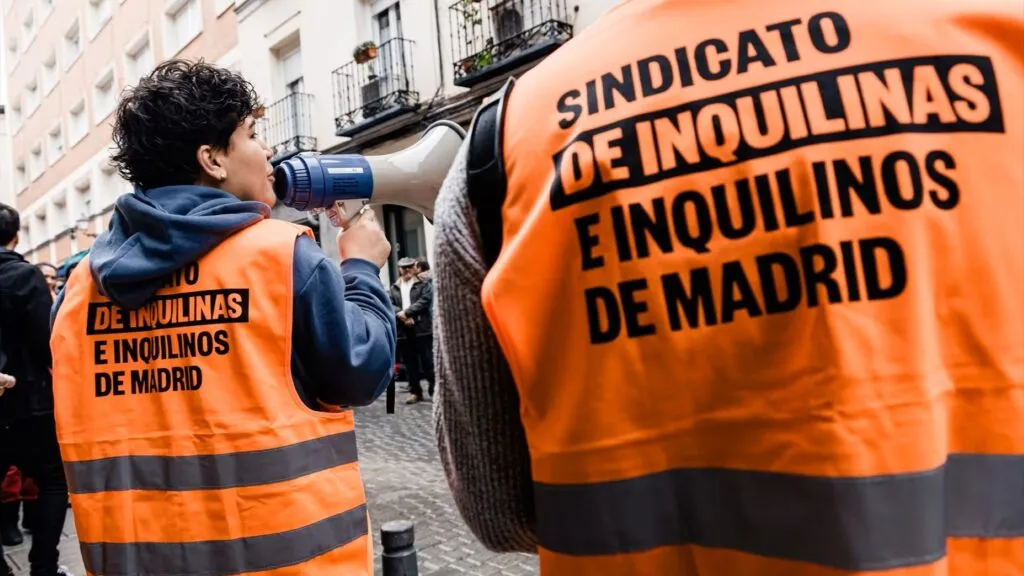 Sindicato de Inquilinas convoca movilizaciones en España tras el desahucio de una mujer de 87 años que vivía en Madrid.